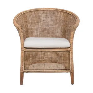 Skye Designer Chair in Honey Brown Rattan by OzDesignFurniture, a Chairs for sale on Style Sourcebook