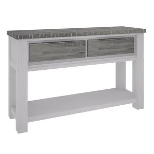 Halifax Console 130cm in Acacia Grey / White by OzDesignFurniture, a Console Table for sale on Style Sourcebook