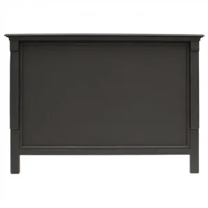 Belley Hand Crafted Mahogany Timber Bed Headboard, King, Black by Millesime, a Bed Heads for sale on Style Sourcebook