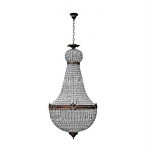 Empire Long Crystal Pendent Light by Emac & Lawton, a Pendant Lighting for sale on Style Sourcebook