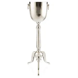 Biviano Aluminium Champagne Bucket with Stand - Silver by Casa Uno, a Barware for sale on Style Sourcebook