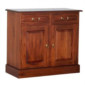 Tasmania Mahogany Timber 2 Door 2 Drawer 100cm Buffet Table, Light Pecan by Centrum Furniture, a Sideboards, Buffets & Trolleys for sale on Style Sourcebook