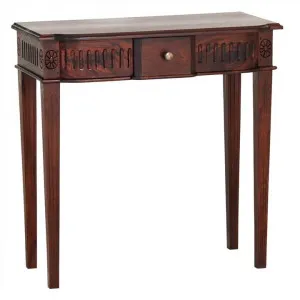 Martel Mahogany Timber Hall Table, 80cm, Mahogany by Centrum Furniture, a Console Table for sale on Style Sourcebook