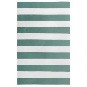 Bold Stripe Hand Woven Indoor/Outdoor Rug, 220x320cm, Turquoise by Colorscope, a Outdoor Rugs for sale on Style Sourcebook