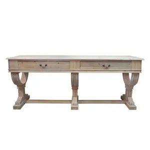 Curtis Reclaimed Pine Timber 2 Door 214cm Console Table - Weathered Natural by Diaz Design, a Console Table for sale on Style Sourcebook