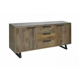 Udall Mango Wood & Metal Sideboard by Dodicci, a Sideboards, Buffets & Trolleys for sale on Style Sourcebook