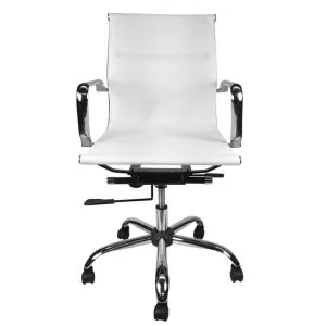 Replica Eames Aluminium Group Management Chair, Elastomeric Mesh, White by Conception Living, a Chairs for sale on Style Sourcebook