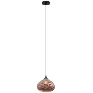 Rictus Glass Pendant Light, Squat, Copper by CLA Ligthing, a Pendant Lighting for sale on Style Sourcebook