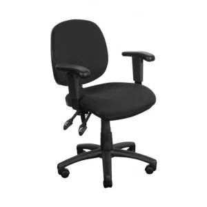 Task Fabric Office Chair with Arms, Black by YS Design, a Chairs for sale on Style Sourcebook