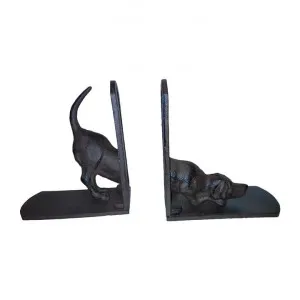 Cast Iron Dog Bookend Set by Mr Gecko, a Desk Decor for sale on Style Sourcebook