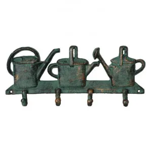 Water Can Cast Iron Wall Hook, Verdigris by Mr Gecko, a Wall Shelves & Hooks for sale on Style Sourcebook