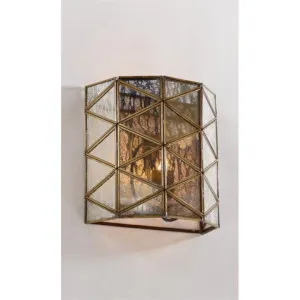 Butterworth Metal & Glass Wall Light by Emac & Lawton, a Wall Lighting for sale on Style Sourcebook