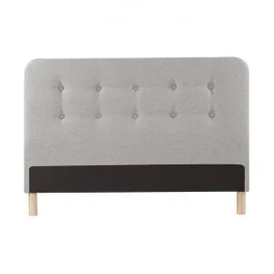 Brayden Cambric Fabric Bed Headboard, Queen, Grey by Everblooming, a Bed Heads for sale on Style Sourcebook