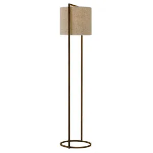 Loftus Iron Floor Lamp, Rust by Telbix, a Floor Lamps for sale on Style Sourcebook