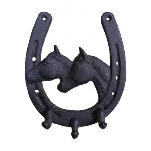 Cast Iron Horseshoe Wall Hook by Mr Gecko, a Wall Shelves & Hooks for sale on Style Sourcebook