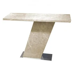 Miranda Marble Console Table, 130cm, Grey by Boerio Furniture, a Console Table for sale on Style Sourcebook