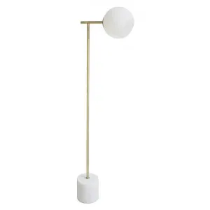Helium Marble & Metal Floor Lamp by Lexi Lighting, a Floor Lamps for sale on Style Sourcebook
