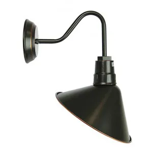 Derwent Metal Wall Light, Rubbed Bronze by Oriel Lighting, a Wall Lighting for sale on Style Sourcebook