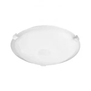 Remo Alabaster Glass Oyster Light, 30cm, White by Oriel Lighting, a Spotlights for sale on Style Sourcebook