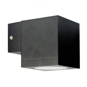 Kube IP65 Commercial Grade Exterior Down Only Wall Light, Black by SG Lighting, a Outdoor Lighting for sale on Style Sourcebook