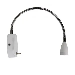 Flexi LED Switched Flexible Wall Light, White by Oriel Lighting, a Wall Lighting for sale on Style Sourcebook