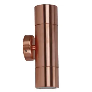 Oxley IP65 Exterior Up / Down Wall Light, Copper by Oriel Lighting, a Outdoor Lighting for sale on Style Sourcebook