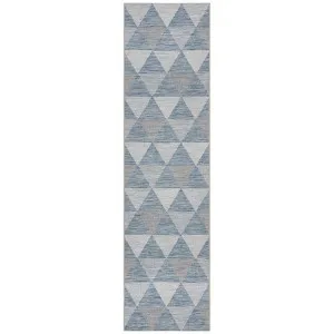 Terrance Wynston Indoor / Outdoor Runner Rug, 80x400cm, Blue by Rug Culture, a Outdoor Rugs for sale on Style Sourcebook