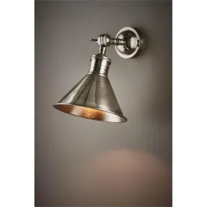 Ventura Metal Wall Sconce, Antique Silver by Emac & Lawton, a Wall Lighting for sale on Style Sourcebook