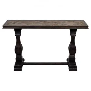 Royston Reclaimed Timber Pedestal Hall Table, 140cm by Affinity Furniture, a Console Table for sale on Style Sourcebook