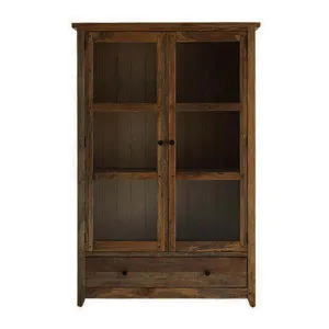 Mango Creek Double Display Unit in Rustic Chocolate by OzDesignFurniture, a Cabinets, Chests for sale on Style Sourcebook