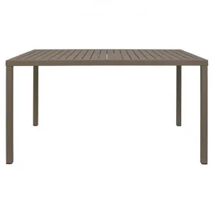 Cube Italian Made Commercial Grade Indoor / Outdoor Dining Table, 140cm, Taupe by Nardi, a Dining Tables for sale on Style Sourcebook
