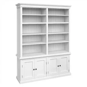 Halifax Solid Mahogany Timber Double Hutch Bookcase by Novasolo, a Bookshelves for sale on Style Sourcebook
