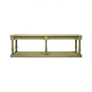 Luxe Fir Timber Console Table, 210cm, Natural by Florabelle, a Console Table for sale on Style Sourcebook