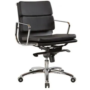 Flash Leather Executive Office Chair, Low Back by Style Ergonomics, a Chairs for sale on Style Sourcebook