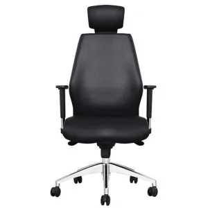 Ohio PU Leather Executive Office Chair with Headrest by Style Ergonomics, a Chairs for sale on Style Sourcebook
