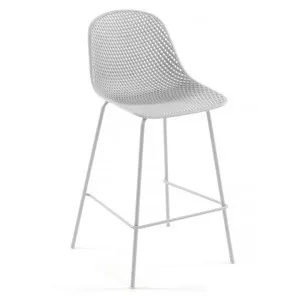 Mercer Indoor / Outdoor Bar Stool, White by El Diseno, a Bar Stools for sale on Style Sourcebook