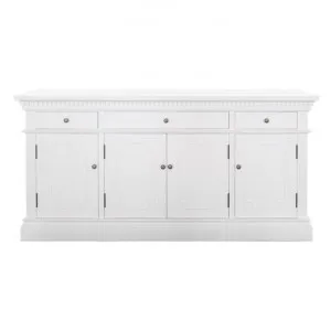 St. James Birch Timbr 4 Door 3 Drawer Sideboard, 165cm, White by Manoir Chene, a Sideboards, Buffets & Trolleys for sale on Style Sourcebook