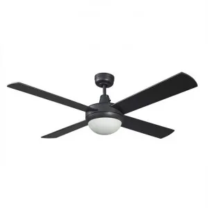 Martec Lifestyle AC Ceiling Fan with Light, 130/52", Matt Black by Martec, a Ceiling Fans for sale on Style Sourcebook