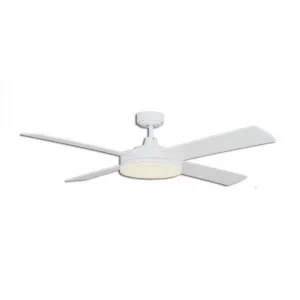 Martec Razor 4 Plywood Blade Fan (MRF1343W) with Dimmable 3000k LED Light in White by Martec, a Ceiling Fans for sale on Style Sourcebook