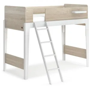 Boori Natty Wooden Loft Bed, Single, Oak / Barley White by Boori, a Kids Beds & Bunks for sale on Style Sourcebook