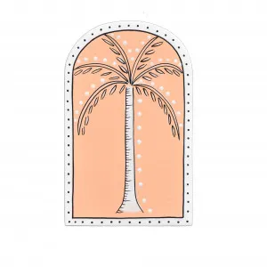 Summer Palm Tree Wall Tile - Apricot by My Kind of Bliss, a Wall Hangings & Decor for sale on Style Sourcebook
