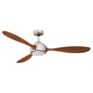 Duxton AC Ceiling Fan, 130cm/52", Brushed Chrome by Mercator, a Ceiling Fans for sale on Style Sourcebook