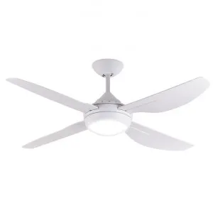 Major Indoor / Outdoor Ceiling Fan with LED Light, 122cm/48", White by Mercator, a Ceiling Fans for sale on Style Sourcebook