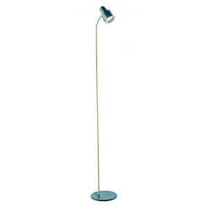 Celeste Metal LED Floor Lamp, Moody Blue by Mercator, a Floor Lamps for sale on Style Sourcebook