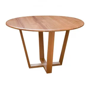 Chester Tasmanian Oak Round Dining Table, 120cm by OZW Furniture, a Dining Tables for sale on Style Sourcebook