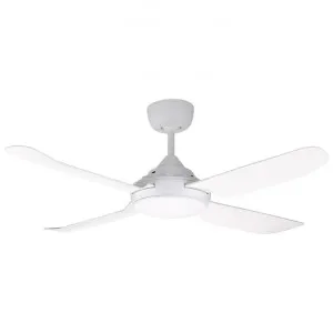 Ventair Spinika Commercial Grade Indoor / Outdoor Ceiling Fan, 122cm/48", Satin White by Ventair, a Ceiling Fans for sale on Style Sourcebook