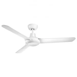 Ventair Spyda Commercial Grade Indoor / Outdoor 3 Blade Ceiling Fan, 125cm/50", Satin White by Ventair, a Ceiling Fans for sale on Style Sourcebook