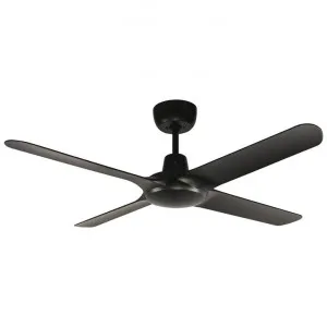 Ventair Spyda Commercial Grade Indoor / Outdoor 4 Blade Ceiling Fan, 125cm/50", Matte Black by Ventair, a Ceiling Fans for sale on Style Sourcebook