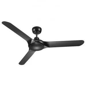 Ventair Spyda Commercial Grade Indoor / Outdoor 3 Blade Ceiling Fan, 140cm/56", Matte Black by Ventair, a Ceiling Fans for sale on Style Sourcebook