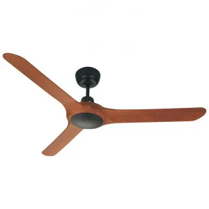Ventair Spyda Commercial Grade Indoor / Outdoor 3 Blade Ceiling Fan, 140cm/56", Teak by Ventair, a Ceiling Fans for sale on Style Sourcebook